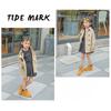 Stivali corti per bambini alla moda retrò autunno e inverno nuovi stivali singoli in pelle per ragazze stivali casual in pelle per ragazzi