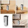 Stainless Steel Flower Vase 304 Modern Metal Planter Tall Decorative Vase for Living Room Bedroom Office Display