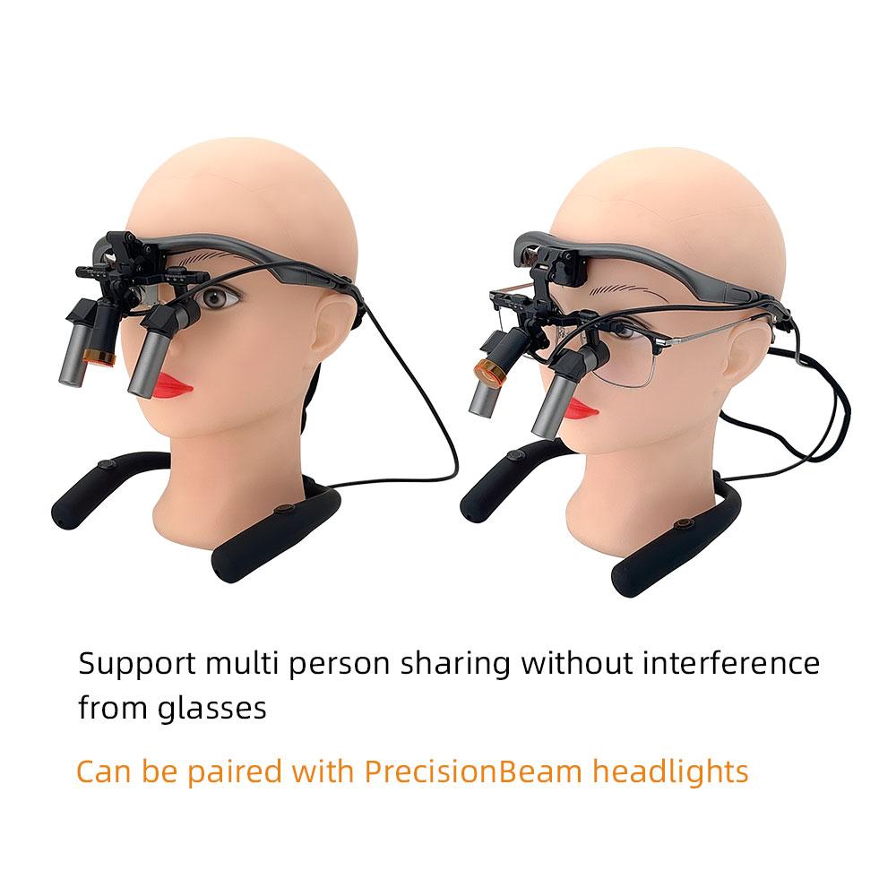 3.5X/4.5/5.5X/6.5X Dental Loupes Headlight Set Wearing Glasses Magnifying The Mirror Oral Glass Surgery Hd Led Equipment