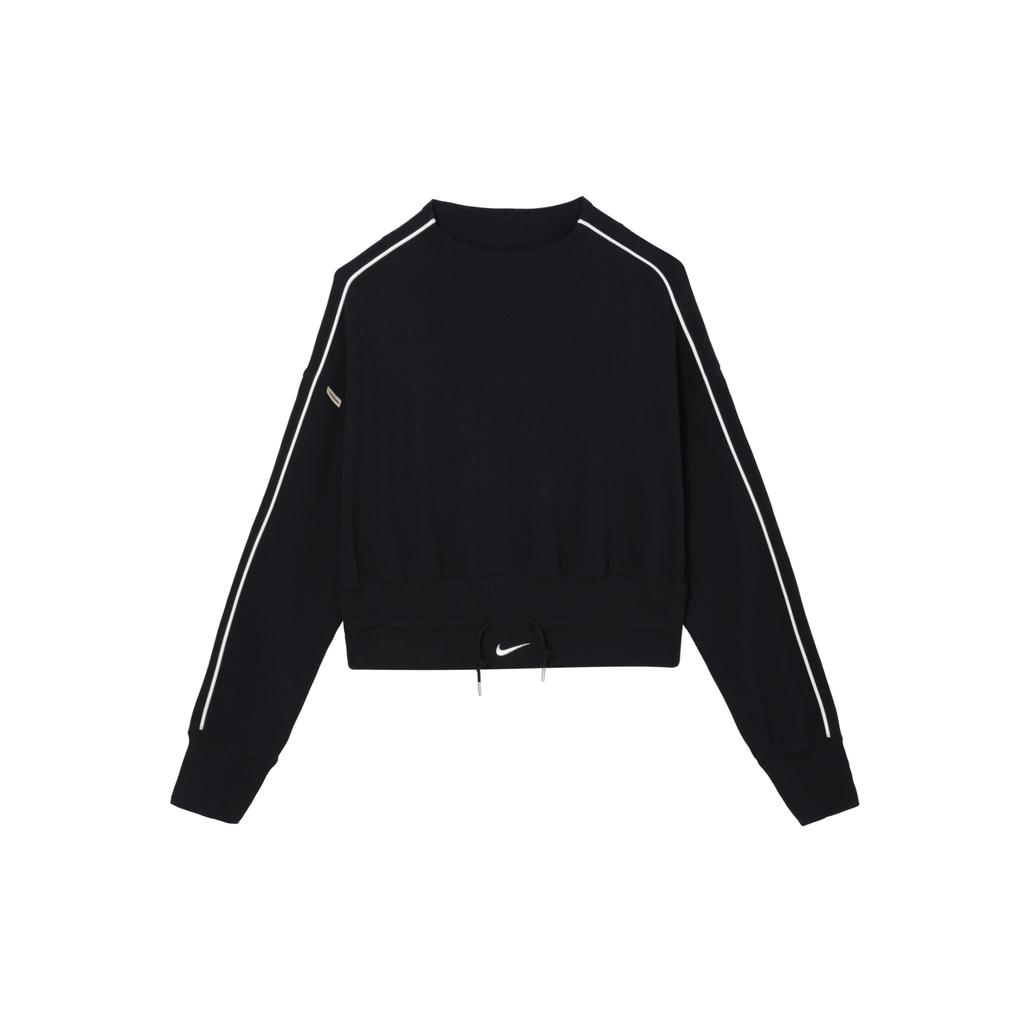 Nike Sweatshirts Women's Black Half Turtleneck Moderate Regular FB8753-010