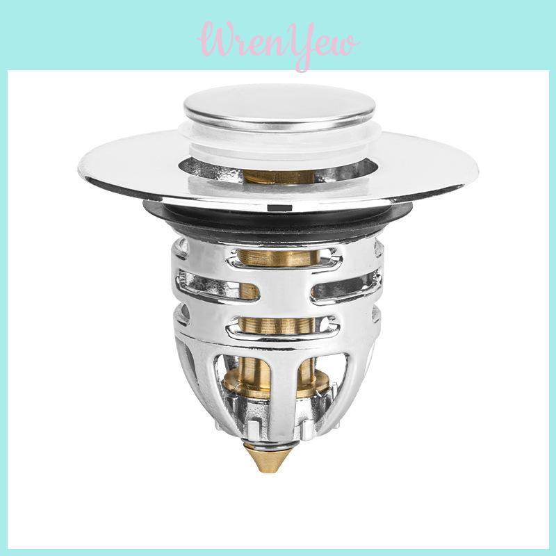 Modern Simplicity Brass Core Sink Drain Pop-up Anti-odor Bathroom Essential