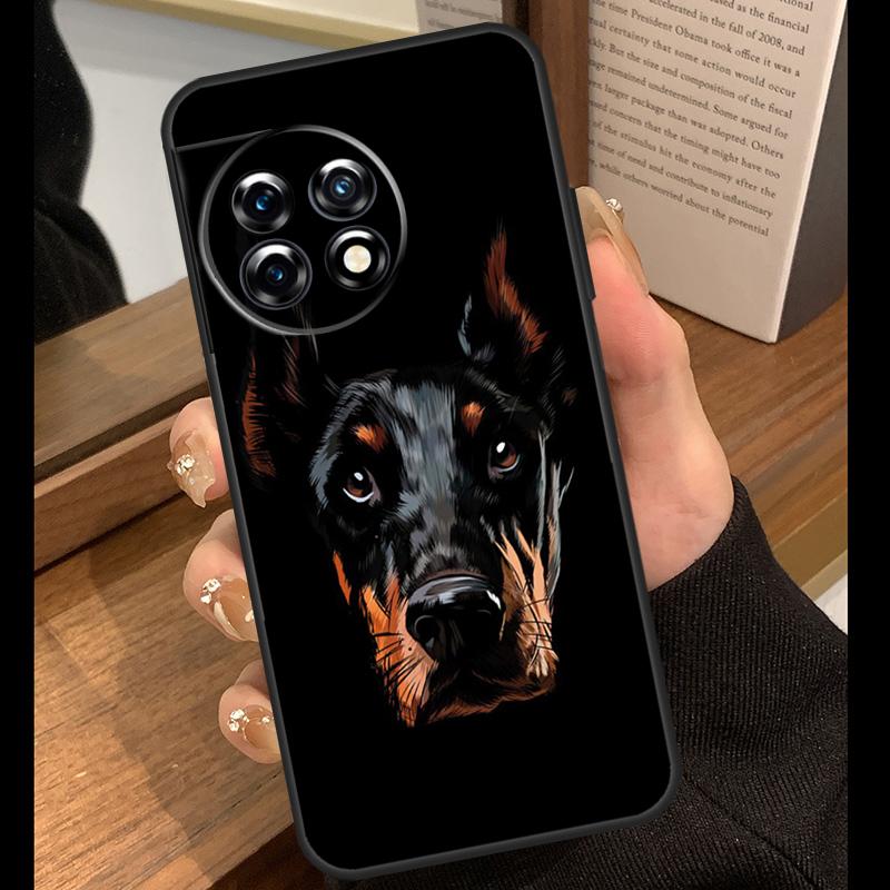 Dachshund Doberman Dog Case For OnePlus 15R 13R 13T 12R 15 13 12 11 10 Pro 10T Nord CE 3 4 Lite N20 N30 Nord 5 Cover