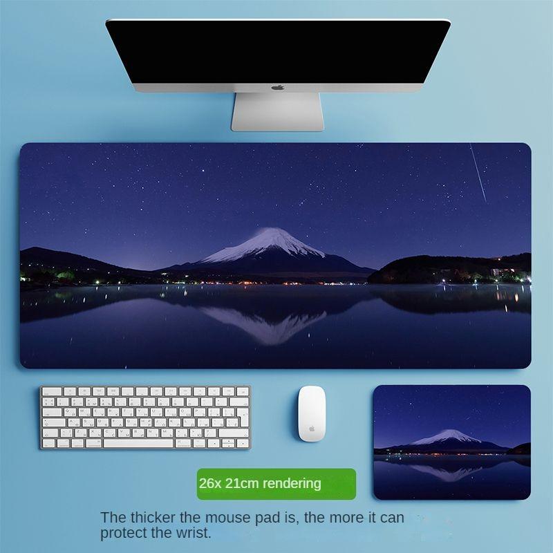 Mauspad, übergroß, Büro-Tastenkombination, integriertes Schloss, verdickt, individuell, gut aussehend, für Studenten, Computer, E-Sport, Tischmatte