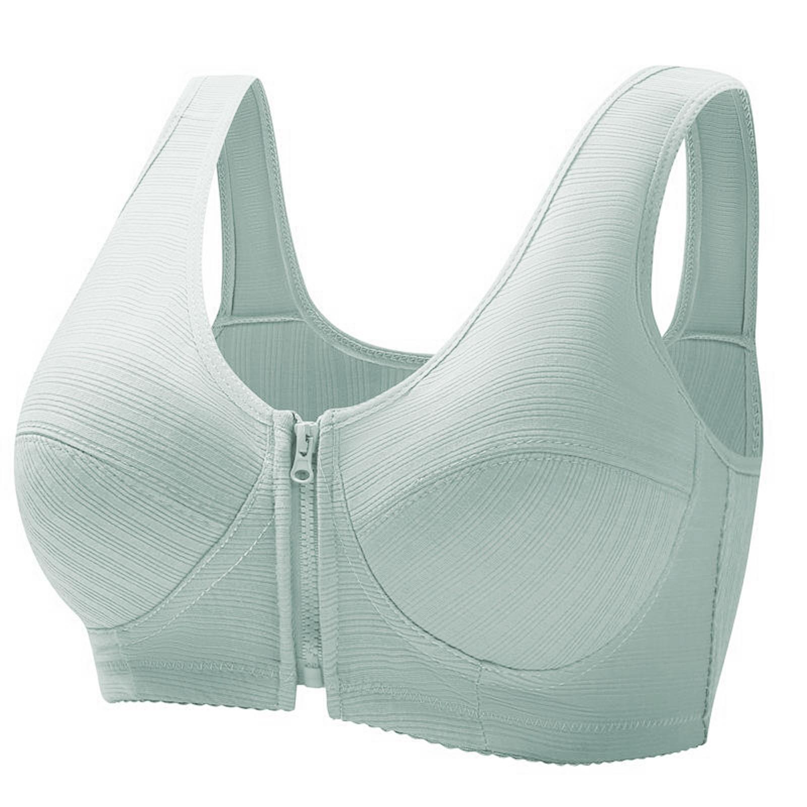 

Нижнее белье, женское нижнее белье с пряжкой спереди без стального кольца, жилет, бюстгальтер XXXL зелёный