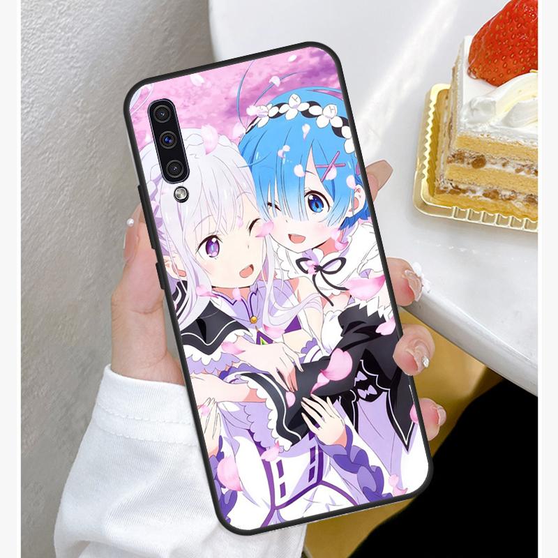 

Чехол Re Zero Rem для Samsung A12 A32 A42 A52 A72 A52S A03S A21S A11 A31 A51 A71 A10 A50 A70 с полным покрытием Samsung A72