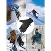 Cycling Gloves Men'S Plush Fleece Wear-Resistant Waterproof Touch Screen Outdoor Hiking and Skiing Winter Warm Gloves