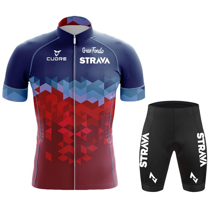 2022 event cycling suit Strava Tour de France short-sleeved overalls cycling suit
