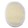 Oval Loofah Exfoliating Pad: Bath & Face Cleansing Scrubber for Hotel Rooms
