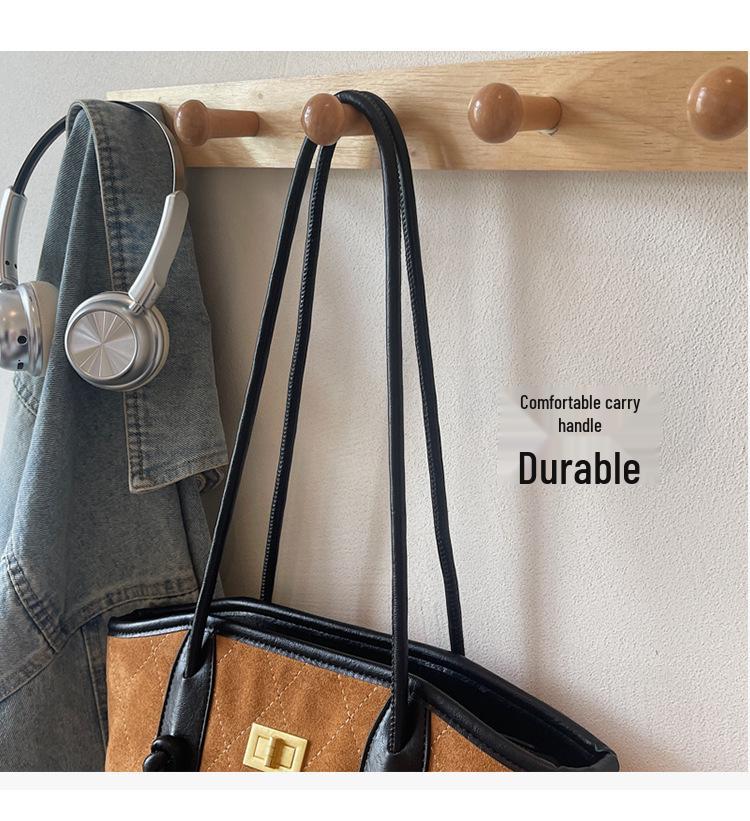 Grenzüberschreitende Retro Handtasche mit großer Kapazität und vielseitiger Verwendung für Damen: Modische Luxus-Schulter-Tragetasche