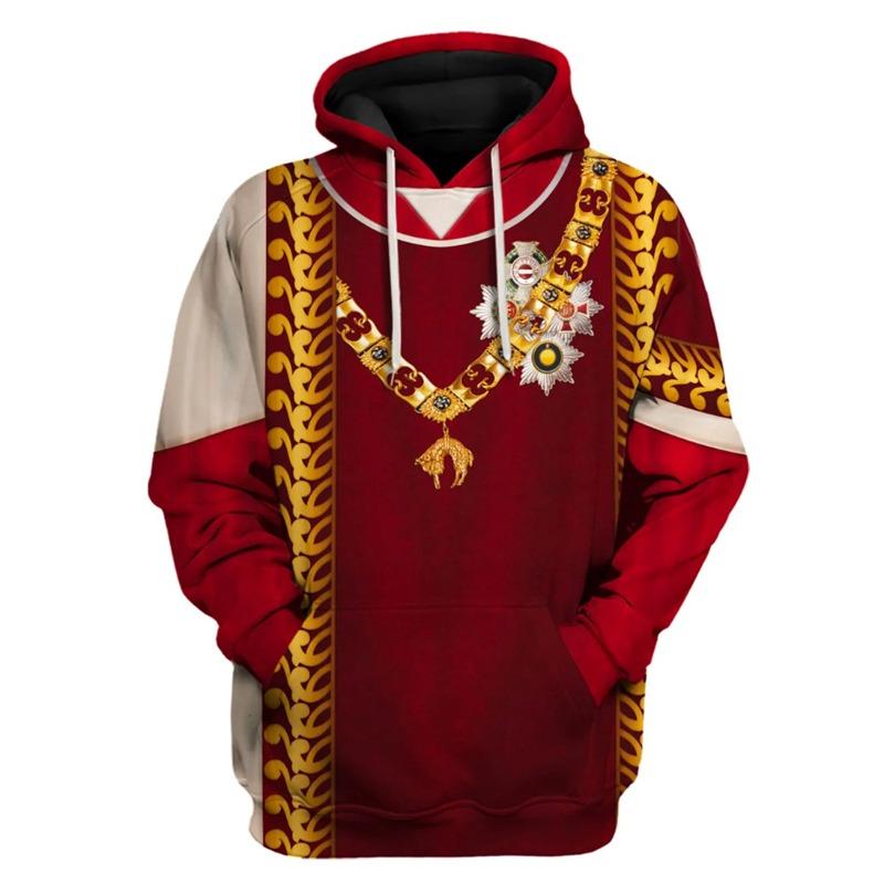 

Th Century Holy Roman Empire Knight Косплей 3D Графические Толстовки Для Мужчин Одежда Повседневный Пуловер Толстовка С Капюшоном Винтажная Толстовка