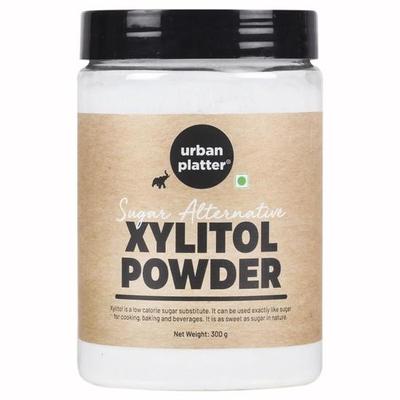 Urban Platter Xilitolo in polvere, 300 g (Dolcificante alternativo, sostituto dello zucchero, poliolo adatto alla cottura al forno)