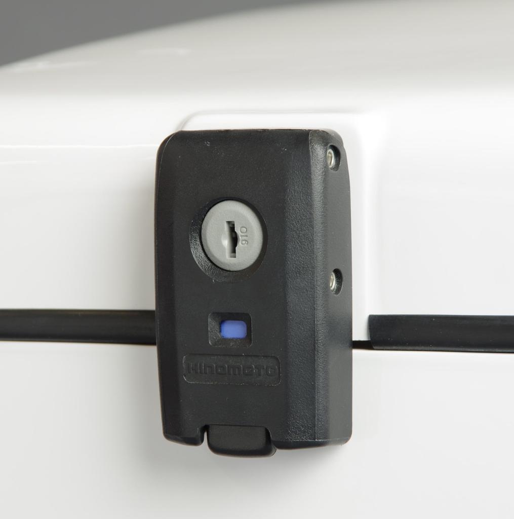 JMS NEW Luggage S Box B-28 White (No Mat (Urethane Sponge Bottom)) Universal Key Compatible, No Mounting Hardware, B-28W-SN