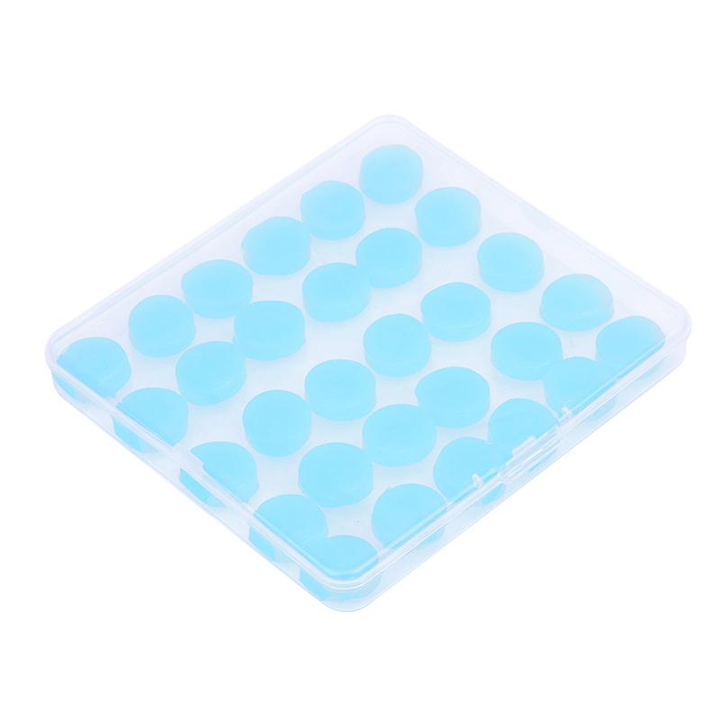 

30шт силиконовые беруши шумоподавление сна антиотмена звукоизоляция синий