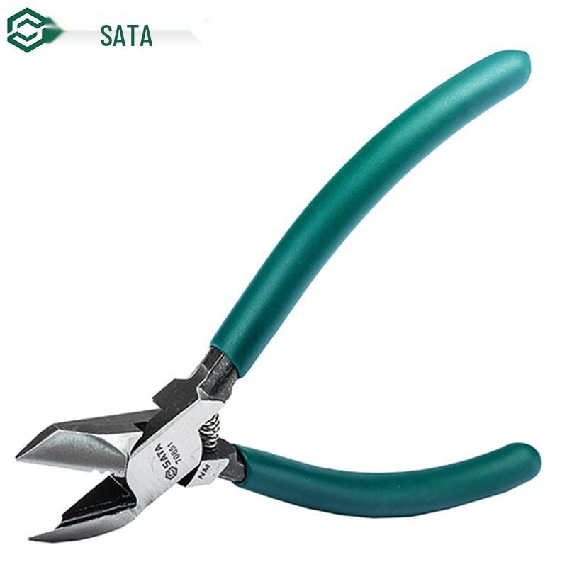 SATA 70651 Electronic Wire Stripping Diagonal Pliers 6 inches