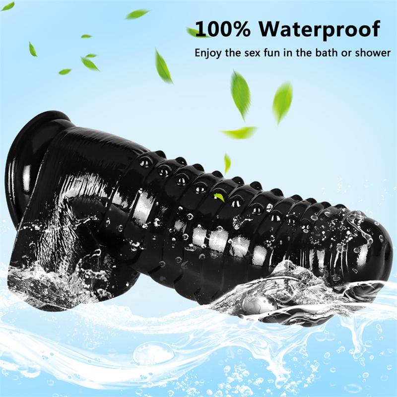 9,8 cm Giant Anal Expansion Expansion Heteroseksuell Giant Anal Plug Simulering Penis Penis Ekstra stor diameter Voksenprodukter