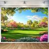 Vibrant Garden Tapestry: Lush Greenery and Blooming Flowers for a Serene Home Decor
