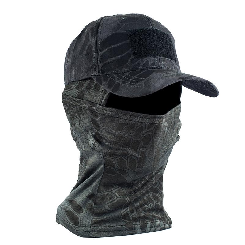 Russian Tactical Camouflage Mask Hat Baseball Cap Beanies Military Army Skullies Unisex Hip Hop Knitted Cap Elastic Outdoor Cap