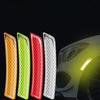 2PCSCar Wheel Arches Front and Rear Bumpers Night Reflective Decorative Car Stickers Universal Body Protection Stickers Stickers