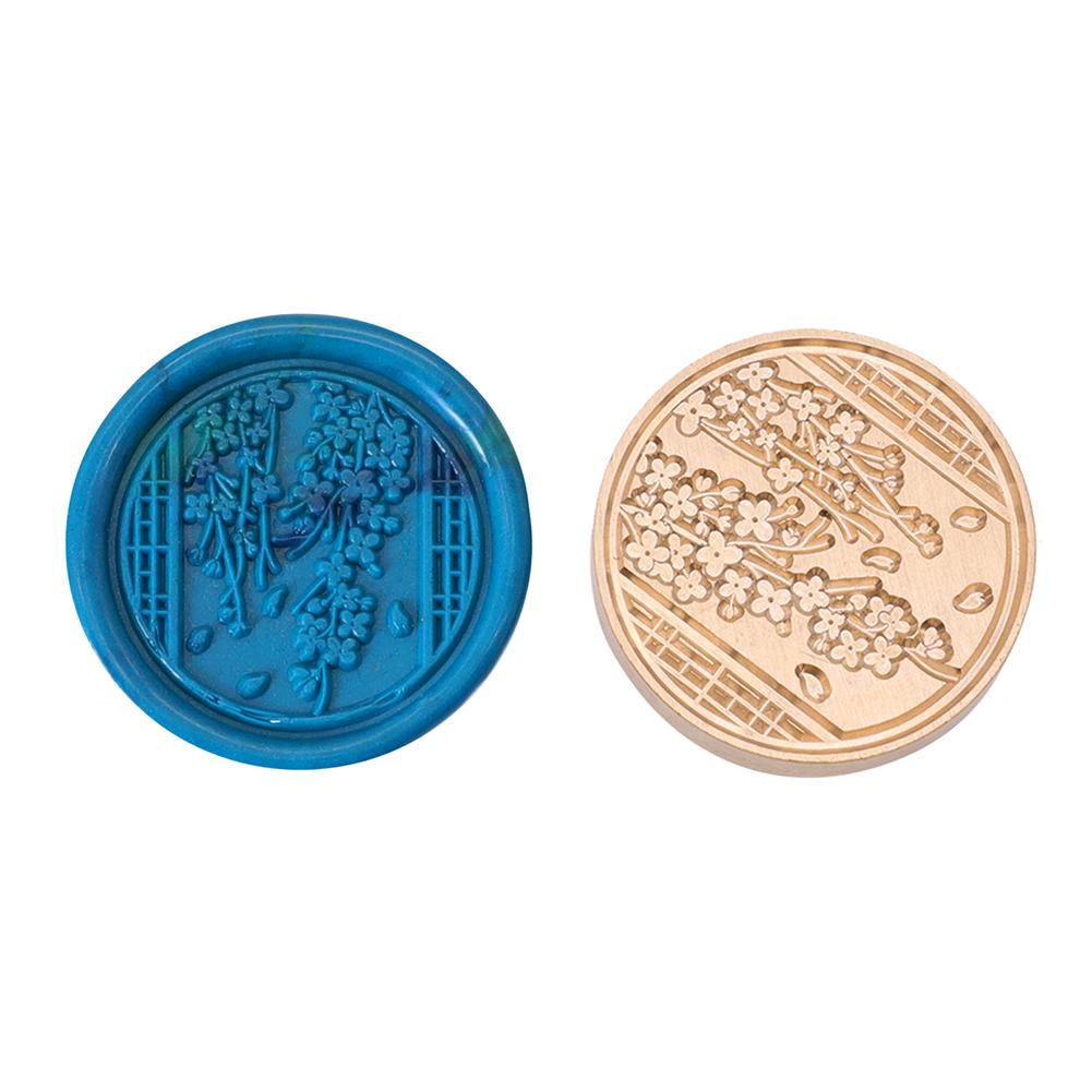 Wax Copper Head Window Pattern Series Vintage Craft Sealing Stamp Head For Cards Envelopes Wedding Invitations Gift Packaging