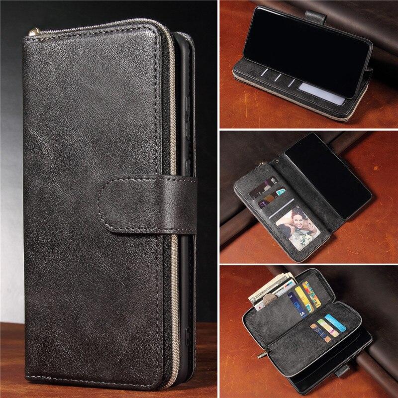 Flip Leder Wallet Kartenetui Für Samsung Galaxy S26 Ultra S25 FE S24 Plus S23 S22 S21 S20 Note 20 A17 A37 A57 A16 A36 A56 A15 A35 A55 A14 A54 Hülle