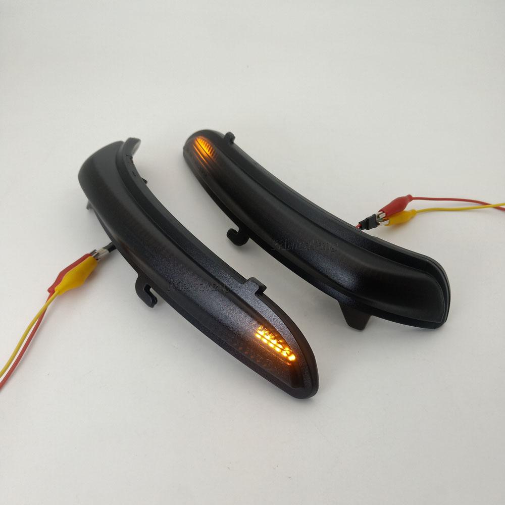 2 Pieces For Peugeot 208 2008 2012-2020 Citroen C3 Dynamic Turn Signal Light LED Side Mirror Indicator Blinker Lamp Car StylingTurn Signal 2