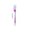 6-Piece Cross-Handle Snake Pattern Titanium-Plated Stainless Steel Cutlery Set (Knife, Fork, and Spoon)