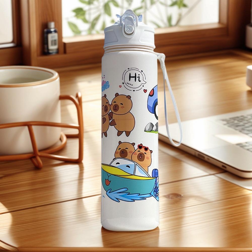 3PCS Set Capybara School Bags for Girls Primary Schoolbag Cartoon Backpack Set Rucksack Bagpack Kids Cute Children Book Bags