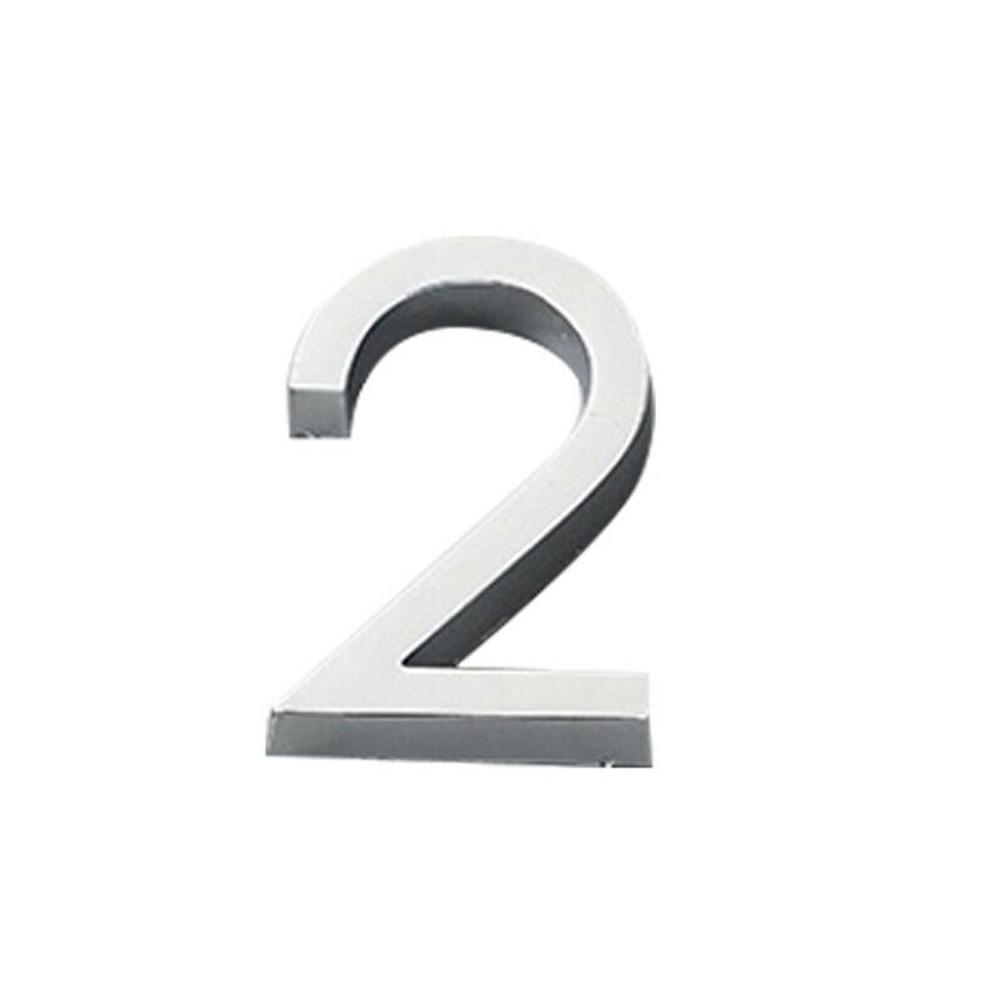 Stal Nierdzewna Numer Litery Pokoju Adres Numerowy Naklejka 3D Tabliczka na Drzwi Znak Wystrój Domu Wysoka Jakość Fabrycznie Nowy