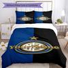 Inter Milan Personalizza il tuo nome Set Biancheria da Letto Copripiumino Traspirante con Federe Decorazione per la Casa Regalo di Compleanno