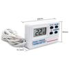 Electronic Digital Refrigerator Thermometer Food Thermometer -50℃~70℃/ -58℉~158℉ Indoor and Outdoor Temperature Measurement