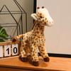 Plush Giraffe Doll Soft Cute Stuffed Giraffe Standing Plush Animal Toy Fluffy Giraffe