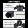 ABS Desktop Tripod with 1/4" Screw Photography Stand Portable Mini Tripod for DJI OSMO Pocket 3/4