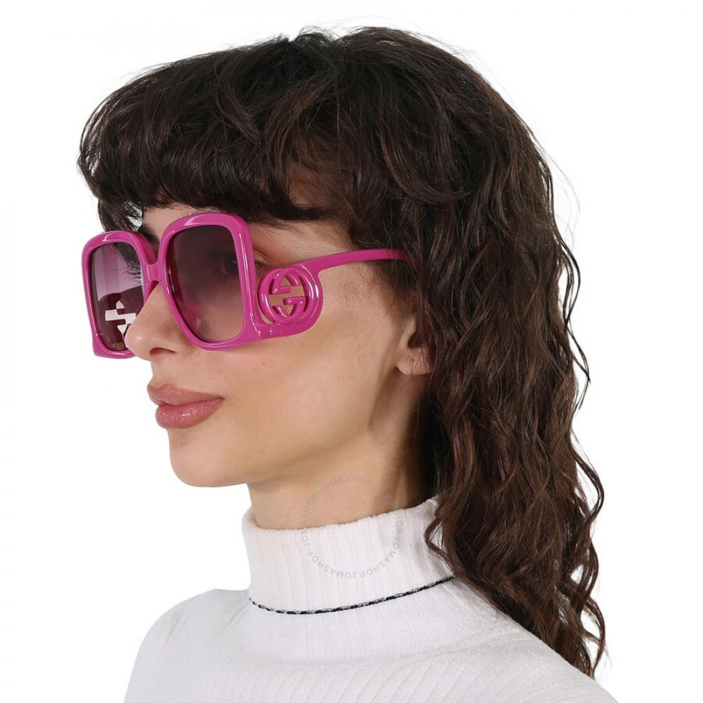 Buy Gucci Violet Gradient Square Ladies Sunglasses GG1326S  display picture 2