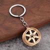 3D Car Wheel Hub Metal Keychain & Pendant