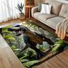 שטיח הדפסת טירנוזאורוס יער HD לחדר שינה סלון ליד המיטה ספה מחצלת רצפה עיצוב בית מודרני שטיח אזור גודל גדול