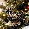Lightweight Tree Ornaments for Holidays Black Goat Christmas Hanging Ornament, 2D Acrylic Festive Compact Restaurants Pendant, Decorative Car
