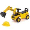 Ride On Push Car 25 Kg Excavator Push Car with Helmet for Toddlers