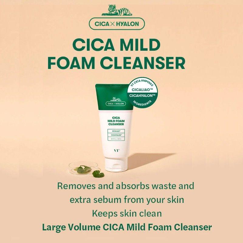 VT COSMETICS Cica Mild Foam Cleanser 300ml