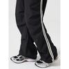 8SECONDS Light Nylon Contrast Elastic Waist Pants Black