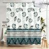 1PC 180x180cm Polyester Shower Curtain - Metal Grommets & Plastic Hooks Included Fabric Bath Curtain for Bathroom Decor
