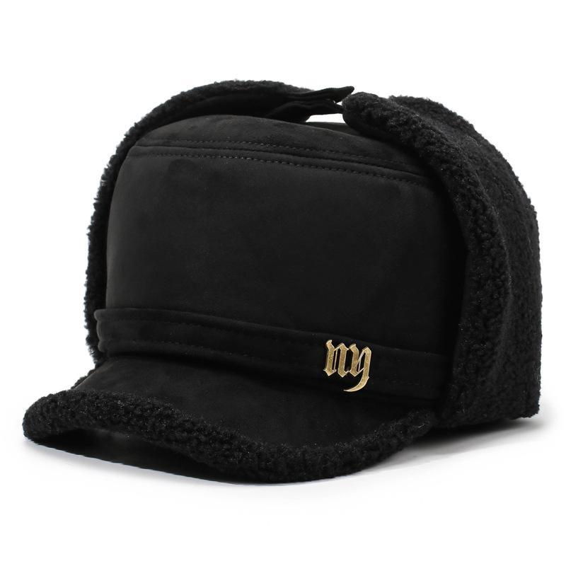 Warme Bombermütze Herren Mittleren Alters und Ältere Papa Winter Ohrenschutzmütze Opa-Mütze