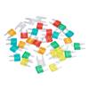 120pcs Mini Blade Fuses Auto Car Truck Assortment Fuse Kit 5A 10A 15A 20A 25A 30A