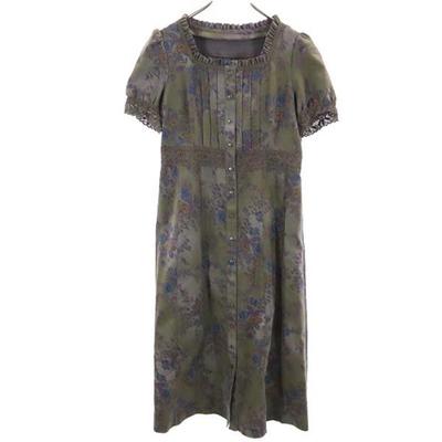 Miss Chloe Made In Japan Floral Short Sleeve Shirt Lace One Piece 40 Women Used