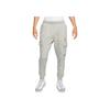 Logo Mid-Waist Fleece Thick Drawstring Cuffed Casual Pants Men Pants Gray DD6268-063