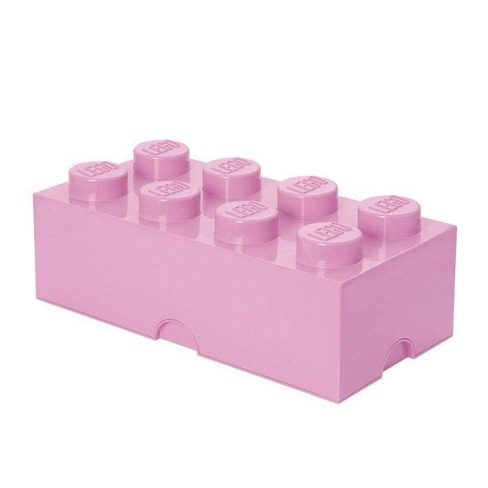 LEGO Storage Box Brick 8 DIF Light Purple 40041738 500x250x180mm
