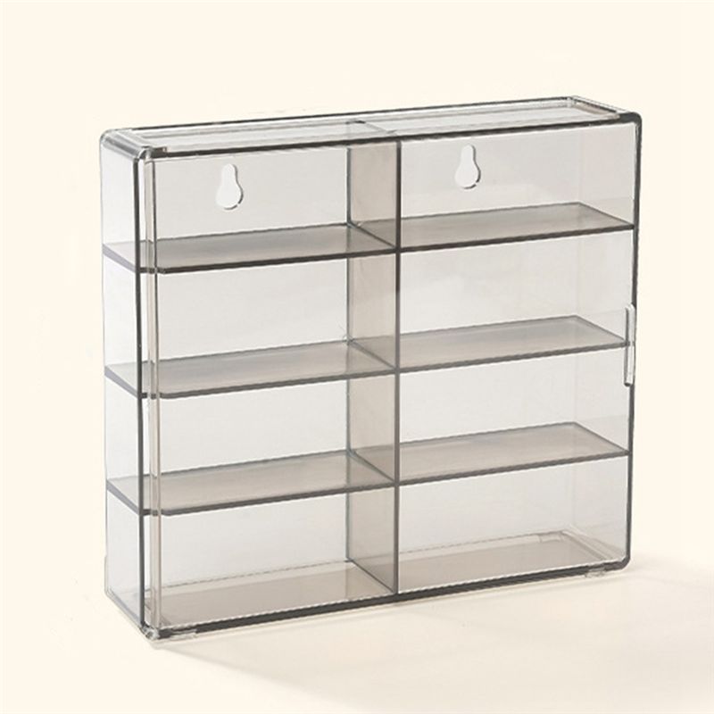 A84X-1:64 For Hot Wheel Display Box Car Model Cabinet Rack For Hotwheel Cars Diecast Storage Dustproof Display Box