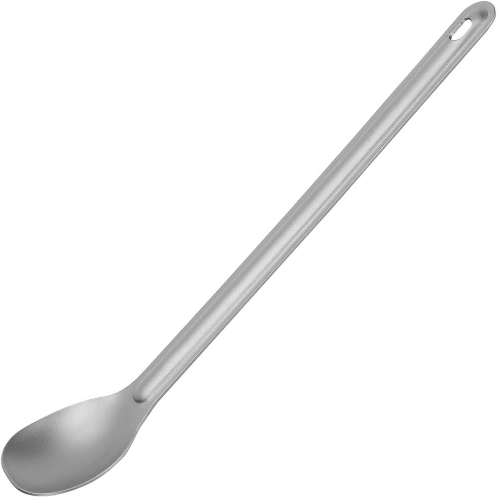 Lightweight Camping Spork Titanium Backpacking Spoon Convenient Long Handle Utensil Outdoor Use