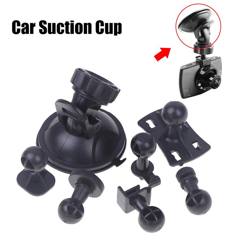 1Set Car Suction Cup For Dash Cam Holder Vehicle Video Recorder With 6 Types Adapter Car Drive Recorder Bracket Suction Cup Base