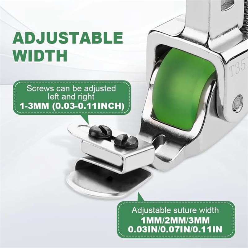 Retrospecti všestranný nastavitelný přítlačný přítlak válcované patky lemu