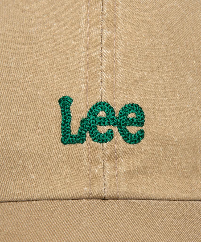 LEE Small Twitch Logo Pigment Ball Cap Beige